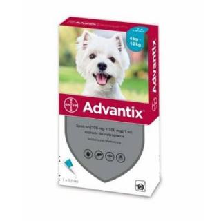 ADVANTIX spot-on 1,0 ml 1 tuba (4-10 kg)