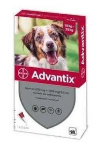 ADVANTIX spot-on 2,5ml 1 tuba (10-25kg)