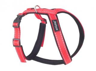 Amiplay Szelki regulowane Grand Soft Reflective M Czerwony