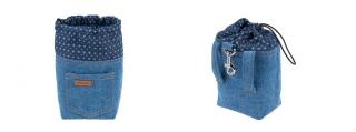 Amiplay Torebka na przysmaki Denim Niebieski