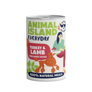 ANIMAL ISLAND Everyday Indyk z Jagnięciną 400g bezzbożowa karma human grade