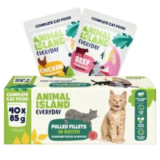ANIMAL ISLAND Everyday Menu Box Wołowina, Kurczak 40x85g