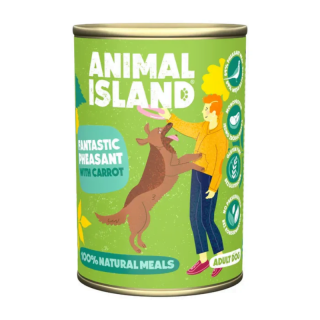 ANIMAL ISLAND Premium Bażant z Marchewką 400g monoproteinowa dla wszystkich ras