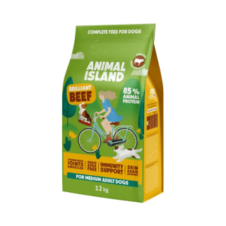 ANIMAL ISLAND Wołowina 12kg bezzbożowa kara sucha dla psa
