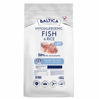 BALTICA Adult FishRice Light M/L 12kg