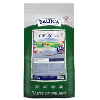 BALTICA cielęcina z jagnięciną dla dużych ras 12kg