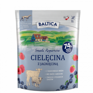 BALTICA cielęcina z jagnięciną dla dużych ras 1kg