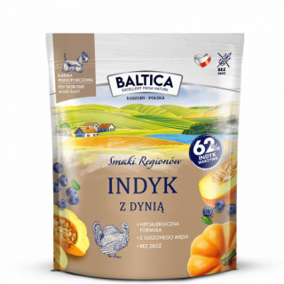 BALTICA Indyk z dynią 1kg XS/S