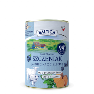 BALTICA Karma mokra szczeniak Jagnięcina z cielęciną 400g