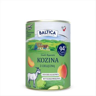 BALTICA Kozina z cielęciną 400g karma mokra bezzbożowa