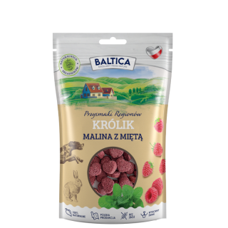 BALTICA Królik malina z miętą 100g przysmaki treningowe