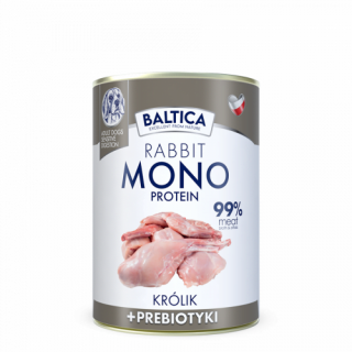 BALTICA Mono Królik z prebiotykami 400g