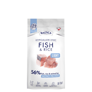 BALTICA  Nutraceutic Hypoallergenic Fish  Rice Light M 3 kg