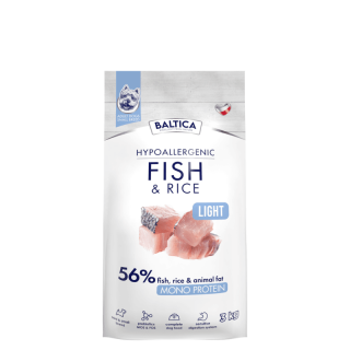 BALTICA  Nutraceutic Hypoallergenic Fish  Rice Light XS/S 3 kg