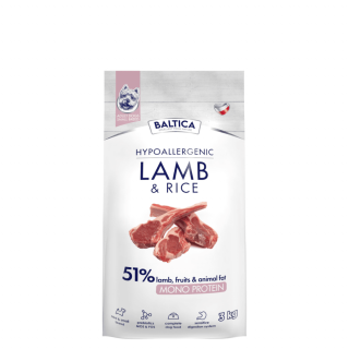 BALTICA Nutraceutic Hypoallergenic Lamb  Rice XS/S 3 kg