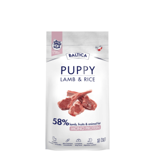 BALTICA  Nutraceutic Hypoallergenic Puppy Lamb  Rice S/M/L 3 kg