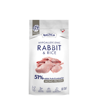 BALTICA  Nutraceutic Hypoallergenic Rabbit  Rice M 3 kg
