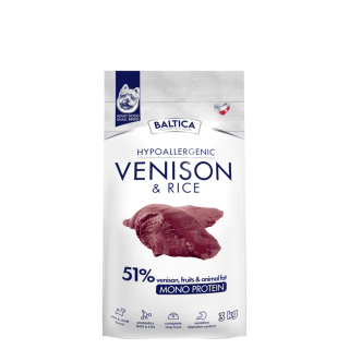 BALTICA  Nutraceutic Hypoallergenic Venison  Rice XS/S 3 kg