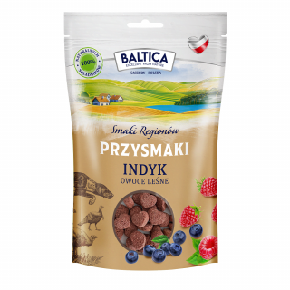 BALTICA Przysmaki Regionów Indyk owoce leśne 100g