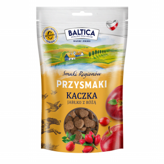 BALTICA Przysmaki Regionów Kaczka jabłko róża 100g