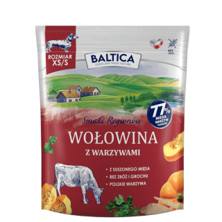 BALTICA Smaki Regionów Wołowina z warzywami XS/S 1 kg