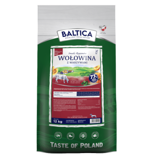 BALTICA Smaki Regionów Wołowina z warzywami XS/S 12 kg