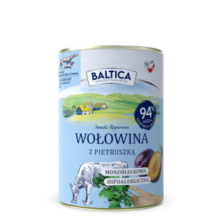 BALTICA Wołowina z pietruszką 400g monoproteinowa, bezzbożowa