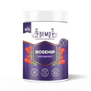 BEMO RoseHip Fruit 130g owoc dzikiej róży dla sa i kota