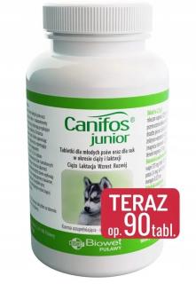 BIOWET Canifos Junior 90 tabletek dla psów w okresie intensywnego wzrostu