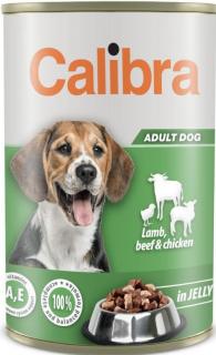 CALIBRA Adult Dog Lamb Beef and Chicken 1240g puszka