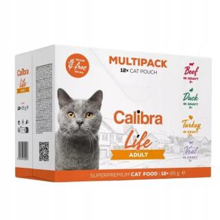 Calibra Cat Multipack Adult Life Pouch 12x85g