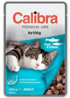 CALIBRA cat premium adult troutsalmon 6x100g