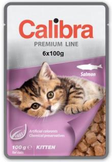 CALIBRA cat premium kitten salmon 6x100g