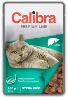 CALIBRA Cat Premium Sterilised Liver 100g wątróbka