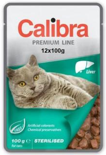 CALIBRA Cat Premium Sterilised Liver 12x100g wątróbka