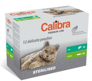 CALIBRA Cat Premium Sterilised Multipack 12x100g