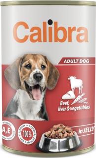 CALIBRA Dog Beef Liver and Vegetables 1240g puszka