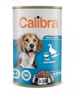 CALIBRA Dog Duck Rice and Carrots 1240g puszka