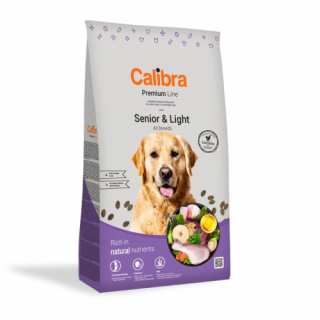 CALIBRA Dog Premium Line Senior and Light 12kg