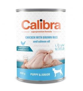 CALIBRA DOG PUPPY  JUNIOR CHICKEN WITH BROWN RICE 400 g