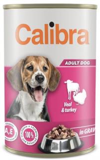 CALIBRA Dog Veal and Turkey 1240g puszka