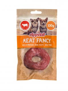 Comfy Appetit Fancy Ring Wołowina i becon 100g przysmak dla psa