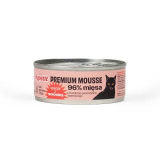 Comfy Appetit Premium Wołowina 85g karma mokra dla kota