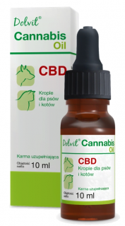 DOLFOS Dolvit Cannabis Oil 10ml dla psa i kota