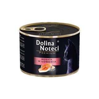 Dolina Noteci Premium Bogata w łososia 185g mokra karma dla kota