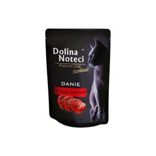DOLINA NOTECI Premium danie z wołowiny 85g mokra karma dla kotów sterylizowanych