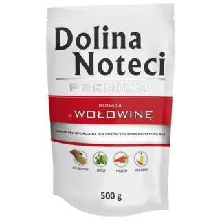 DOLINA NOTECI Saszetka Premium Wołowina 500g mokra karma dla psa