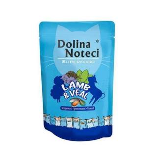 DOLINA NOTECI Superfood jagnięcina i cielęcina 85g mokra karma dla kota