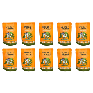 DOLINA NOTECI Superfood kaczka i wołowina 10x85g mokra karma dla kota
