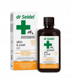 DR SEIDEL Skin  Coat Oil 250ml olej z łososia wiesiołka biotyna